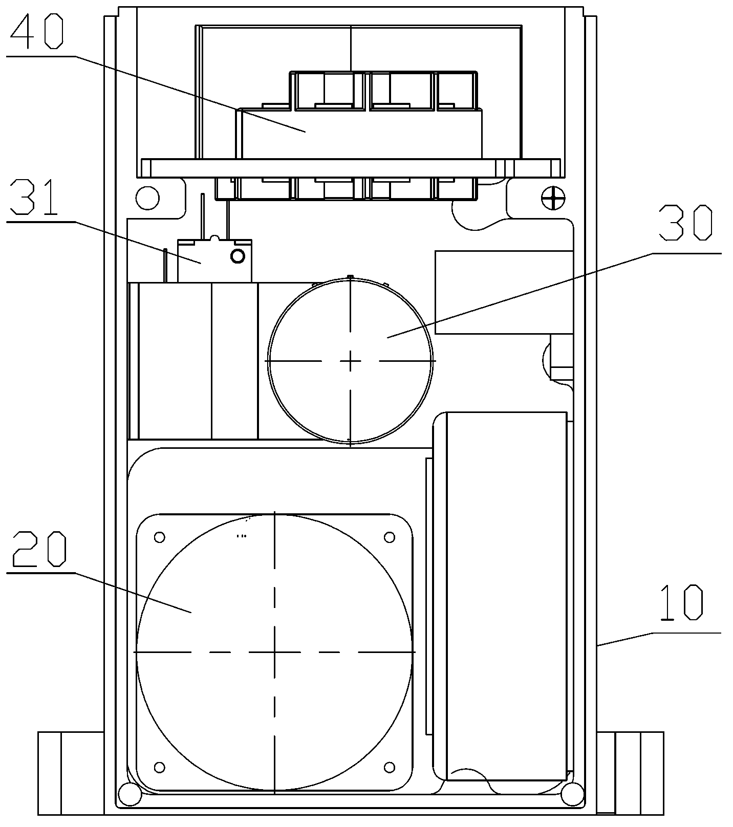 Electric actuator of central air-conditioning centrifuge set