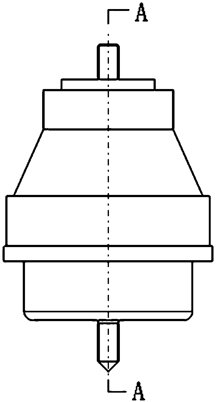 An active control hydraulic mount structure