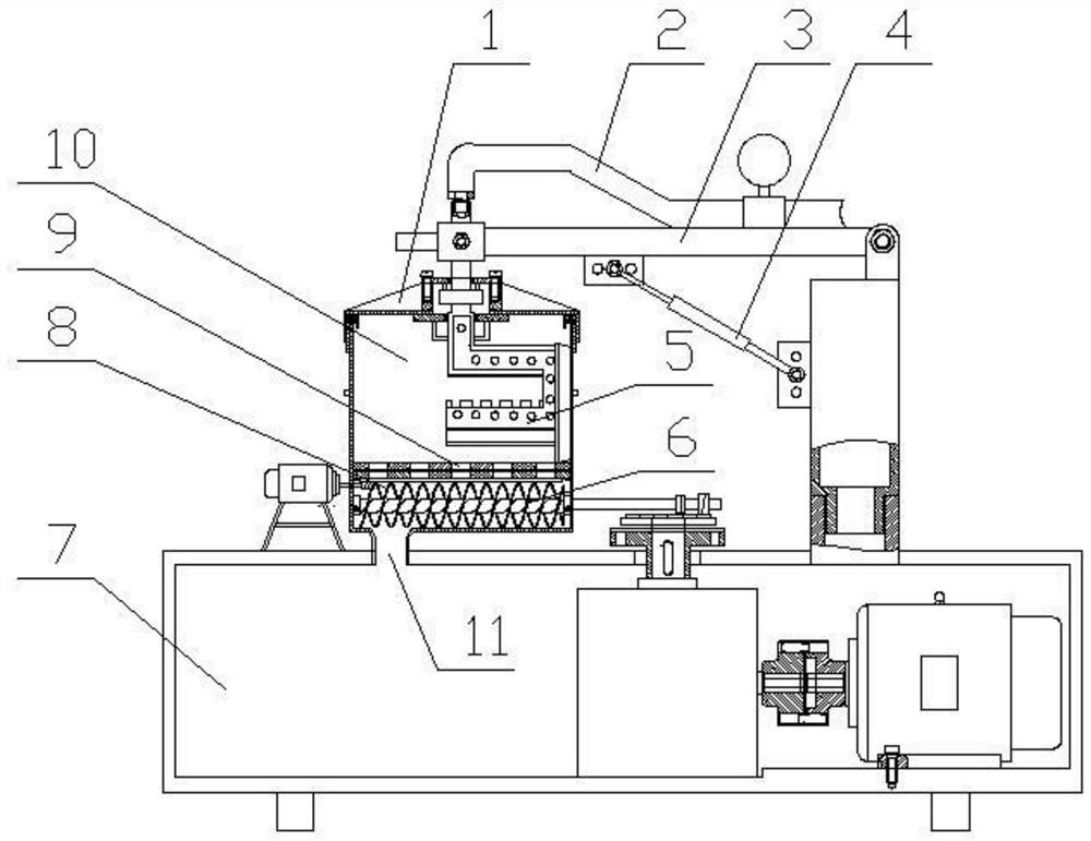 Stirring equipment for coloring acrylic raw materials