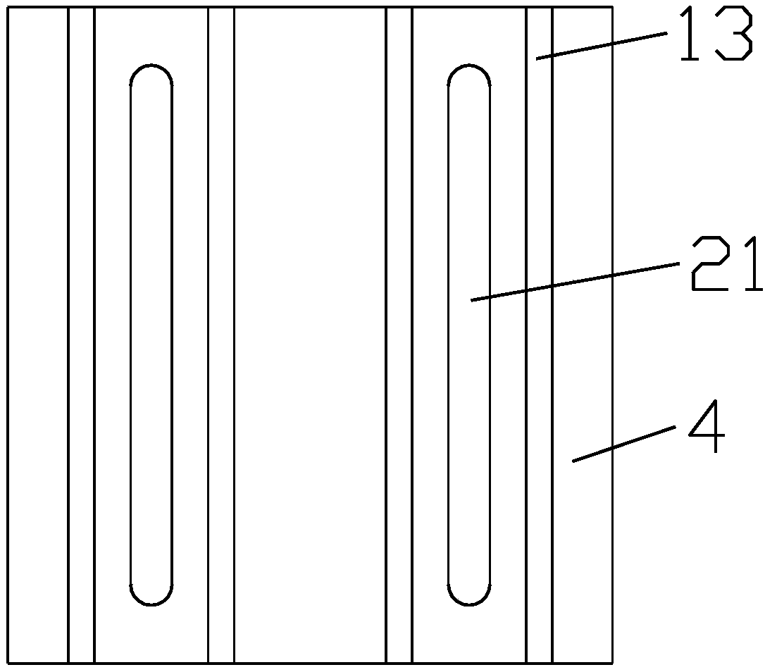 Metal plate surface polishing and rust removing device for civil engineering