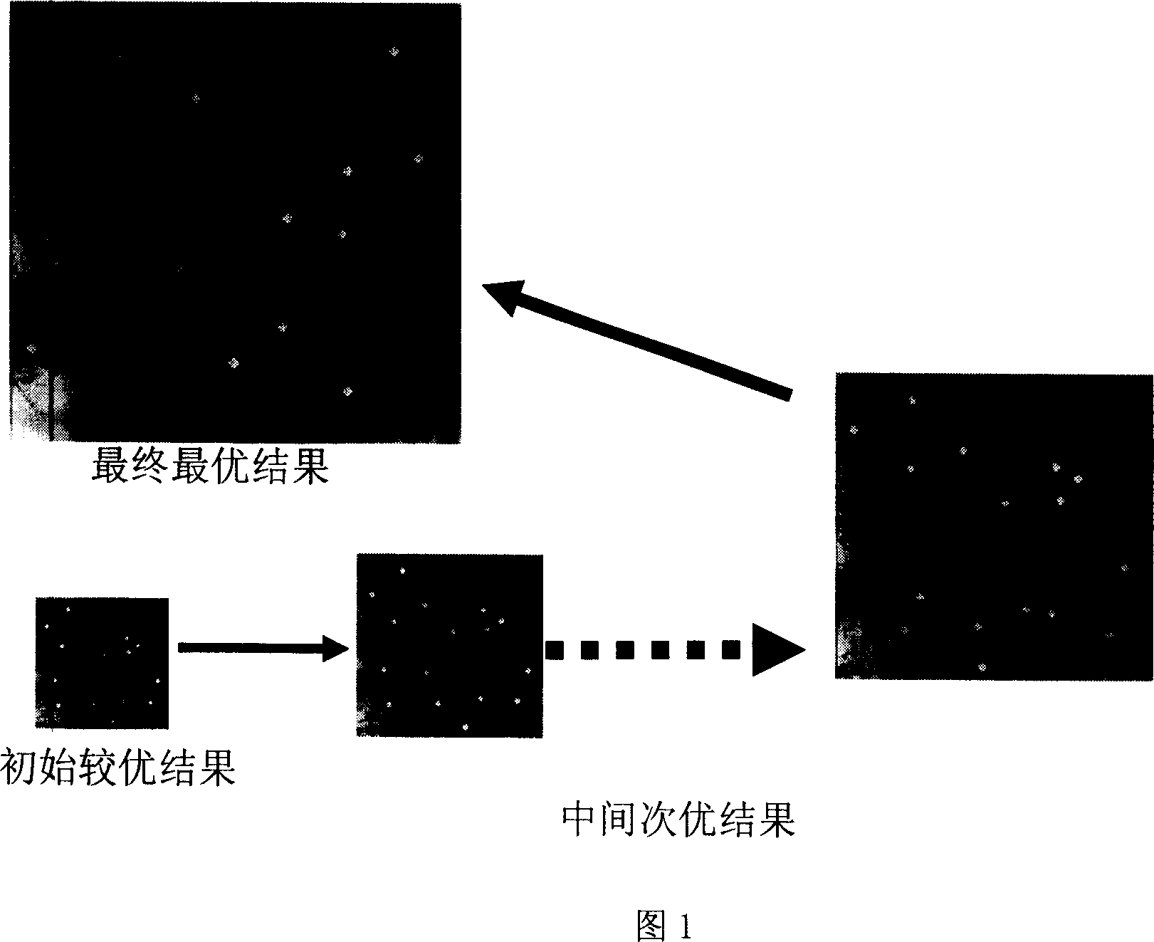 Multiple observation points setting method based on simulated annealing algorithm