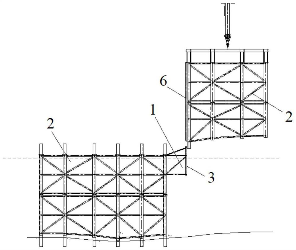 Jacket positioning device