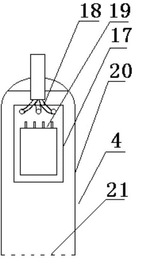 Automatic plant watering device and watering method