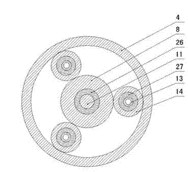 Automatic gear-shifting wheel-hub motor of electric vehicle