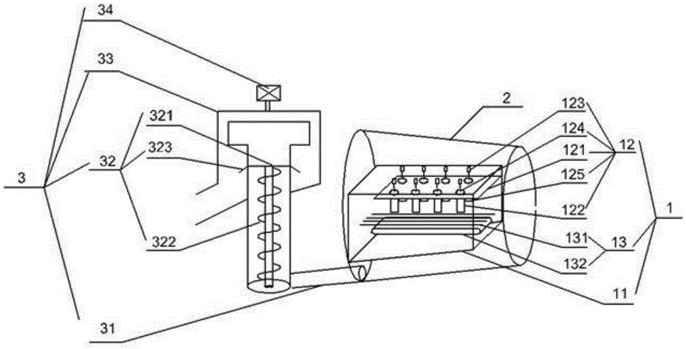 Threshing and deslagging integrated device for corn