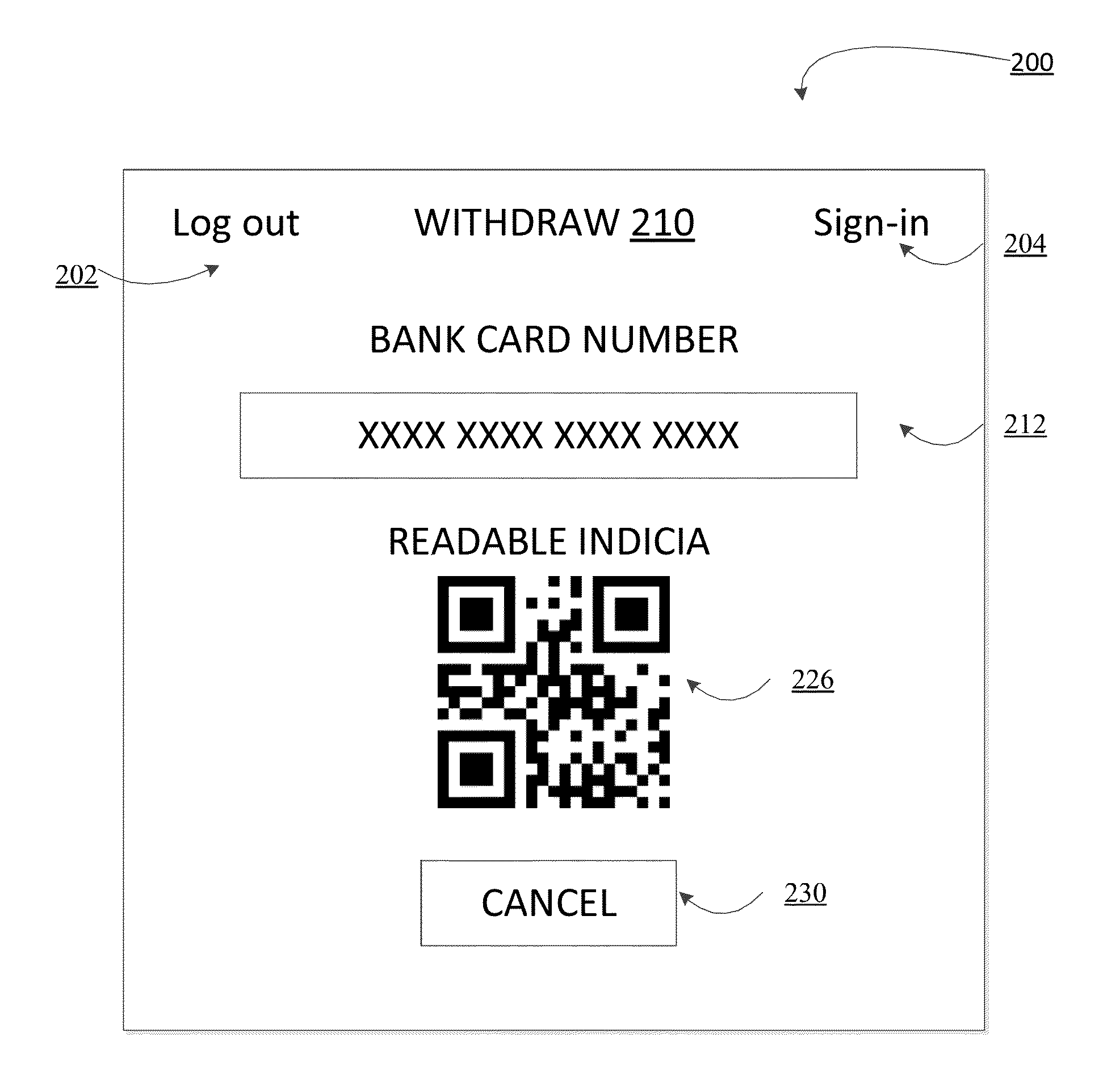 Mobile one-time card number generator for ATM usage