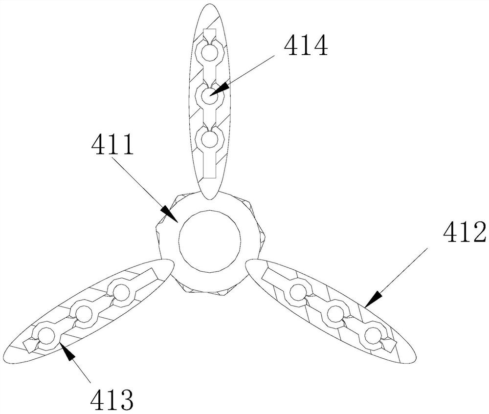 Anti-dust street lamp wind power generation device