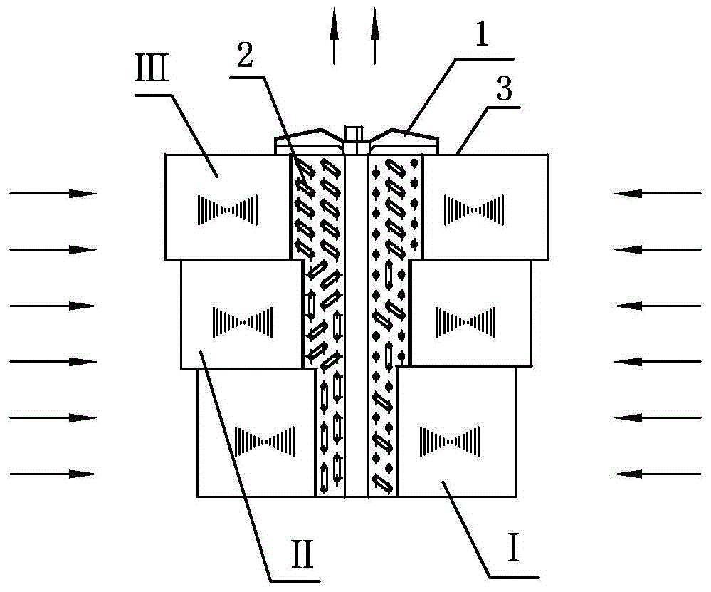 Row-depth-variable fin heat exchanger