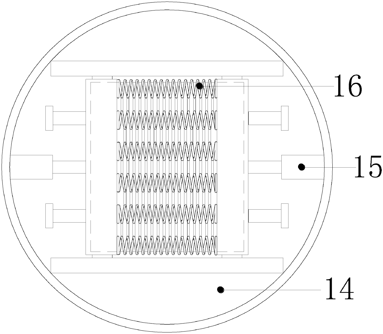 Wind-driven generator based on spring characteristic to adjust wind mouth, wind quantity and wind speed