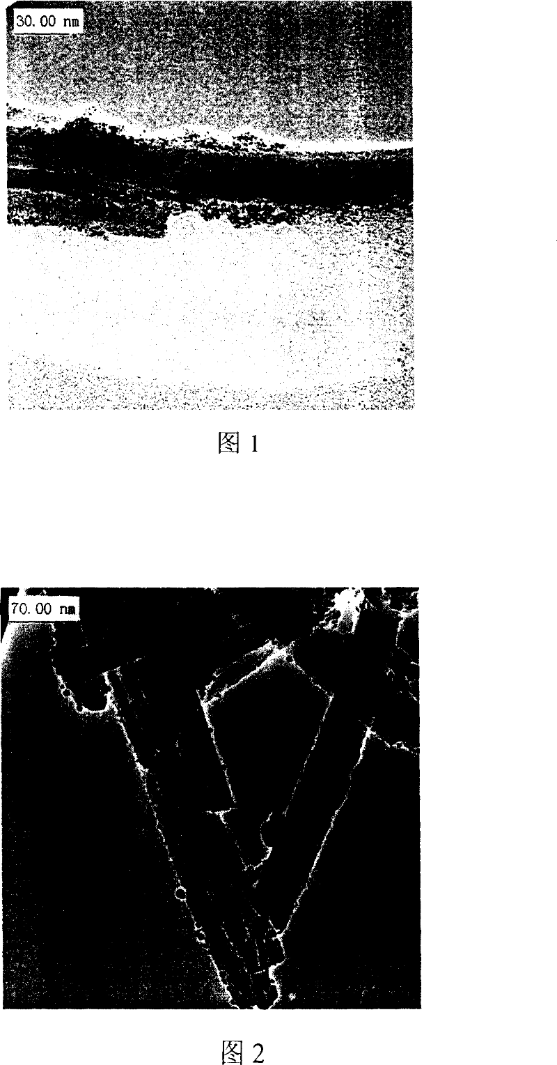 Magnetic particle-attapulgite composite nano material and preparation method by directly dissolving attapulgite in acid