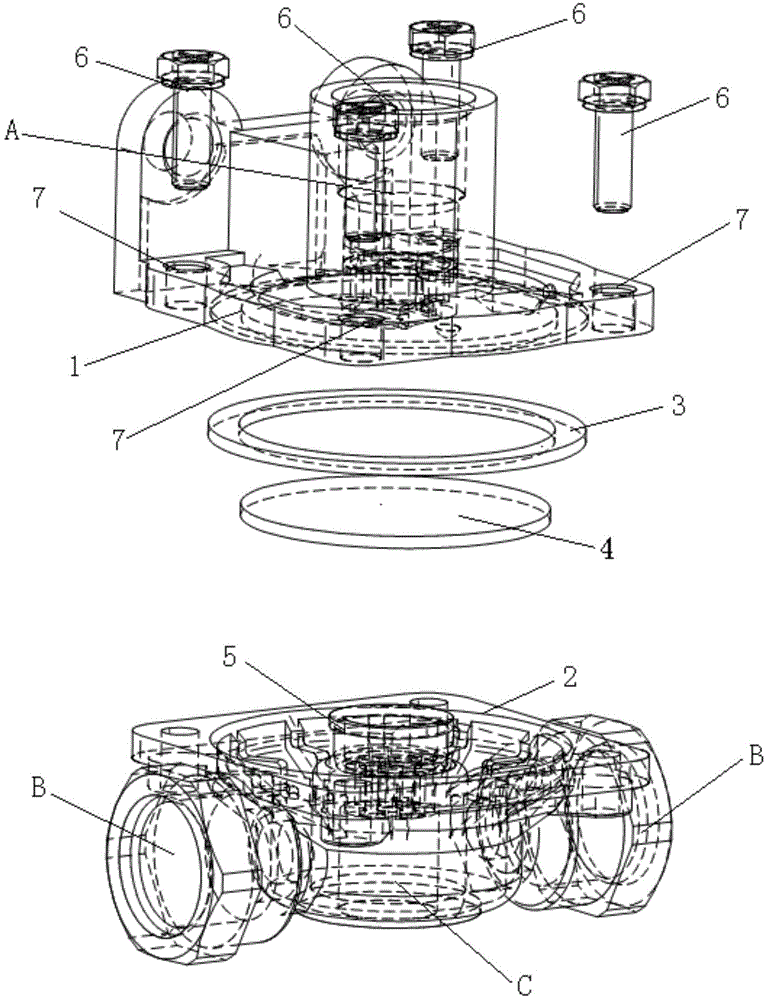 Quick release valve built-in diaphragm and quick release valve