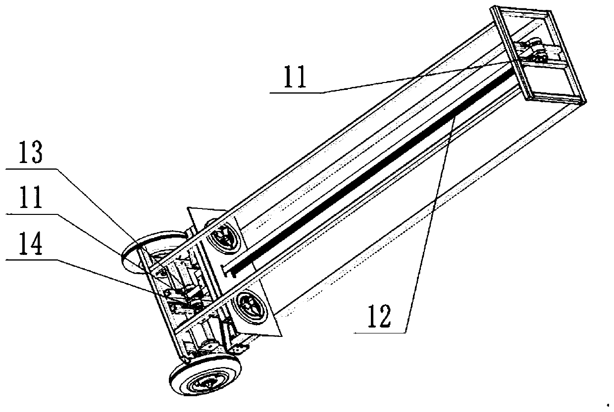 Self-propelled pesticide spraying device