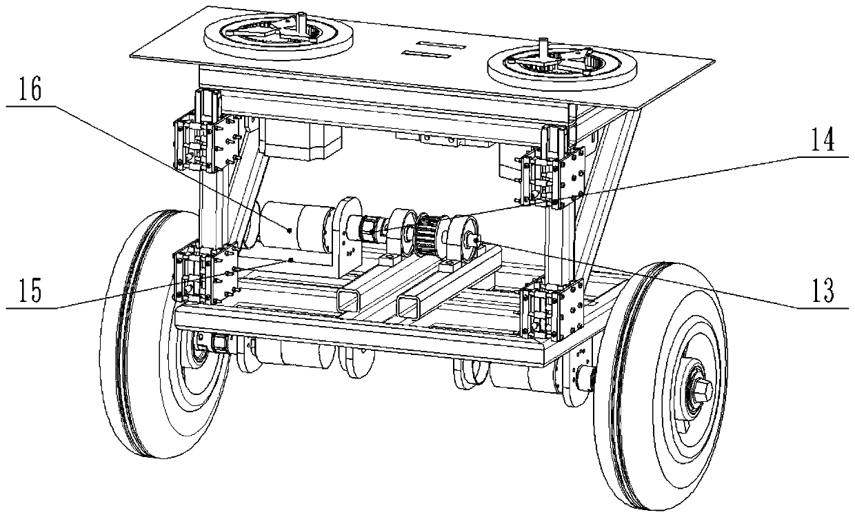 Self-propelled pesticide spraying device