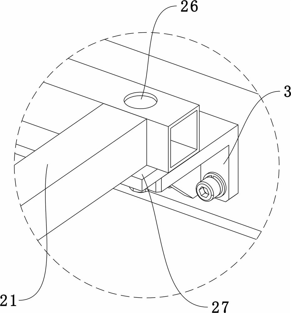 A five-axis laser processing machine tool