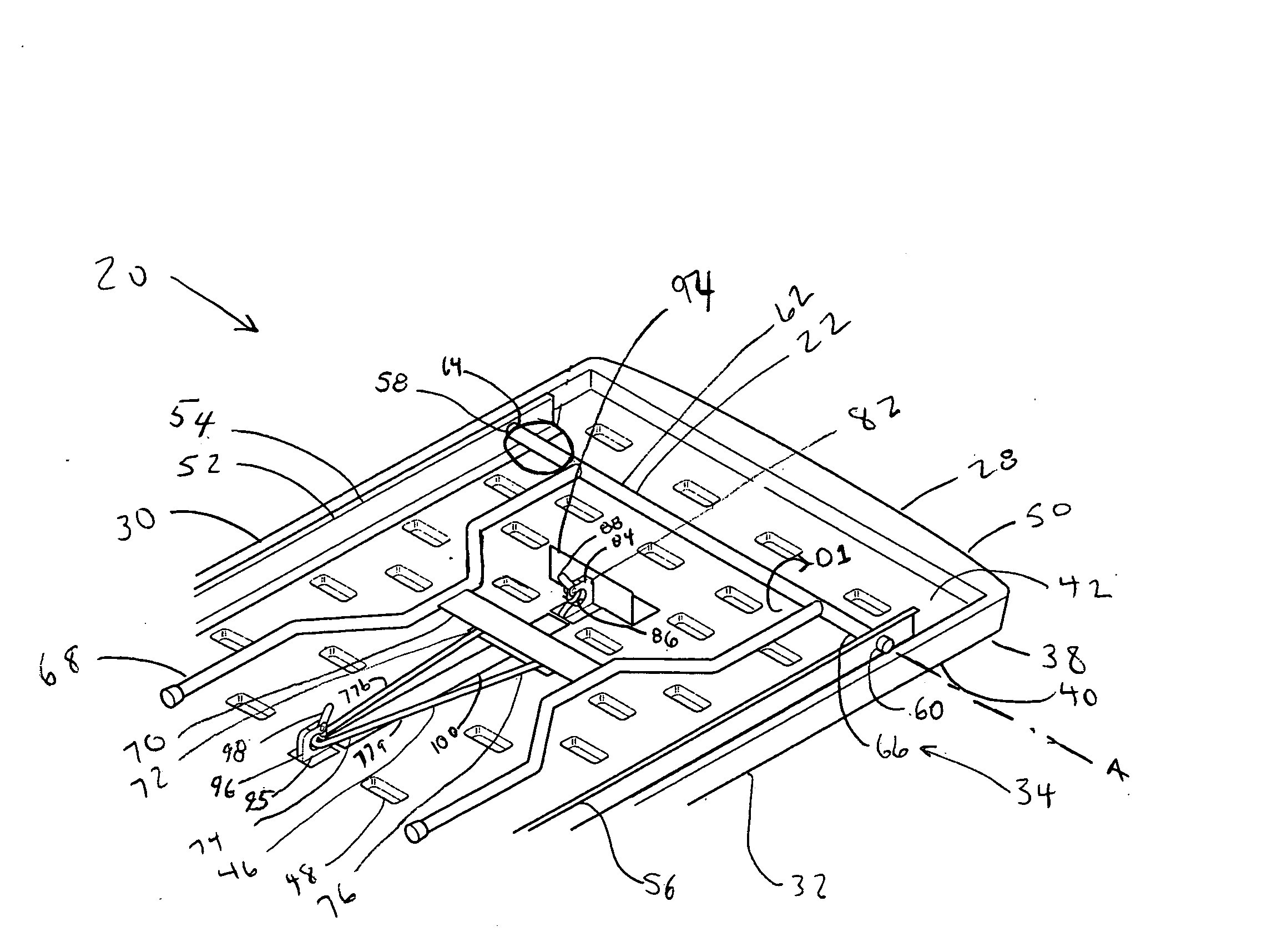 Table support structure