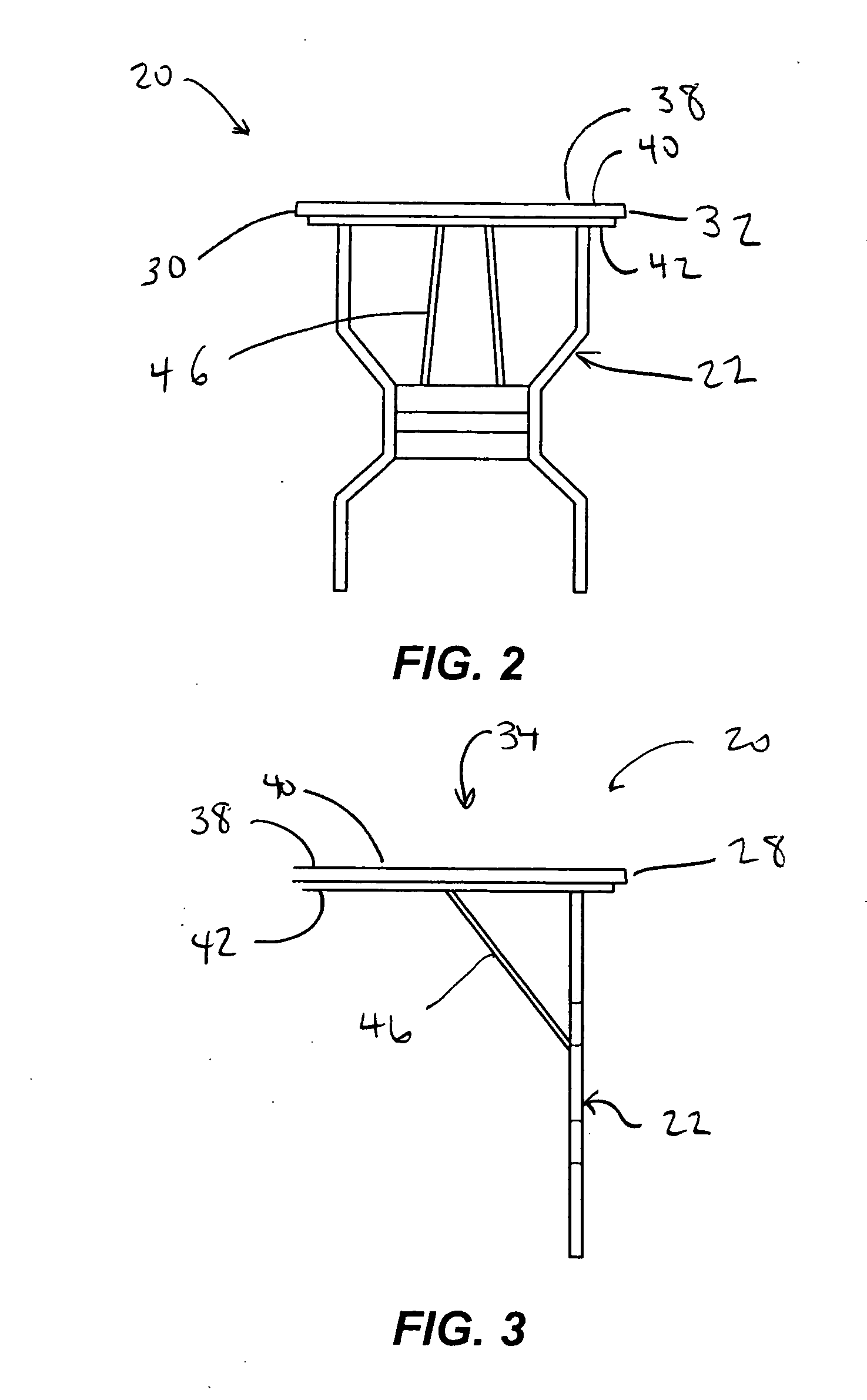 Table support structure