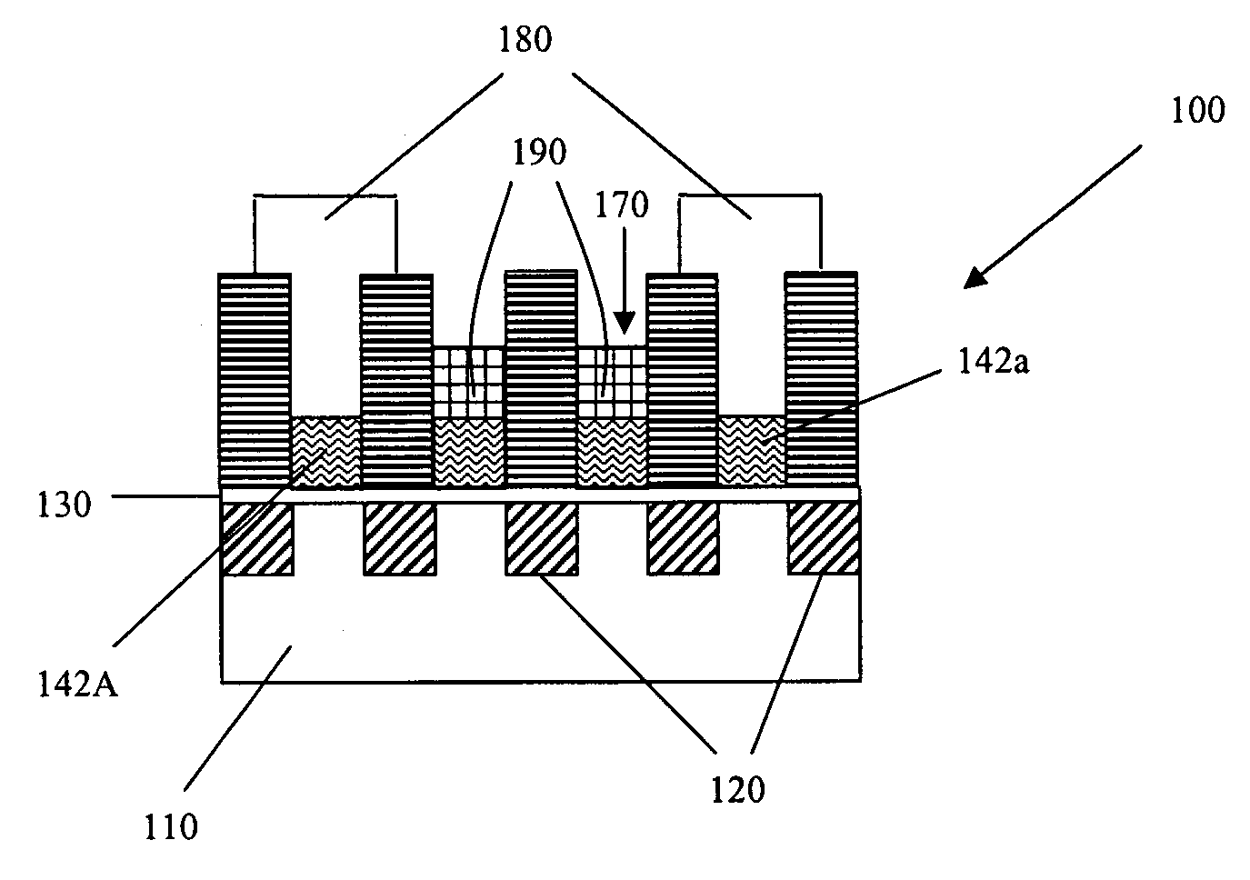 Read-only memory device coded with selectively insulated gate electrodes