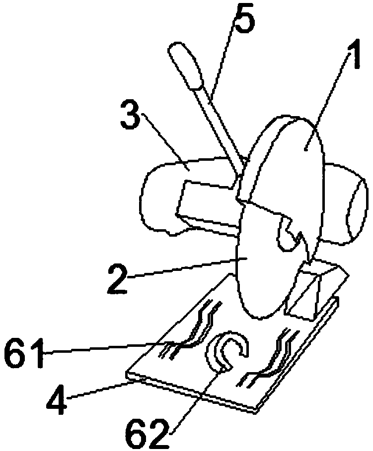 Cutting machine with self-locking type universal wheel