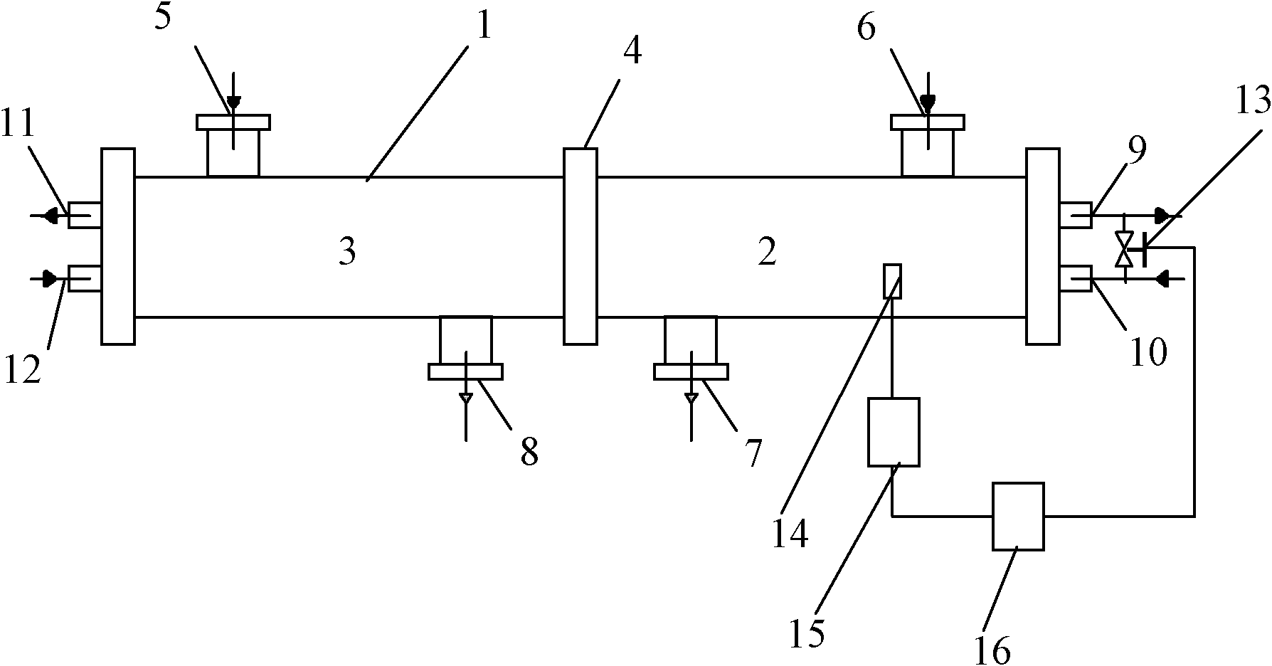 Dual-channel condenser with heat recovery and condensing temperature control structure