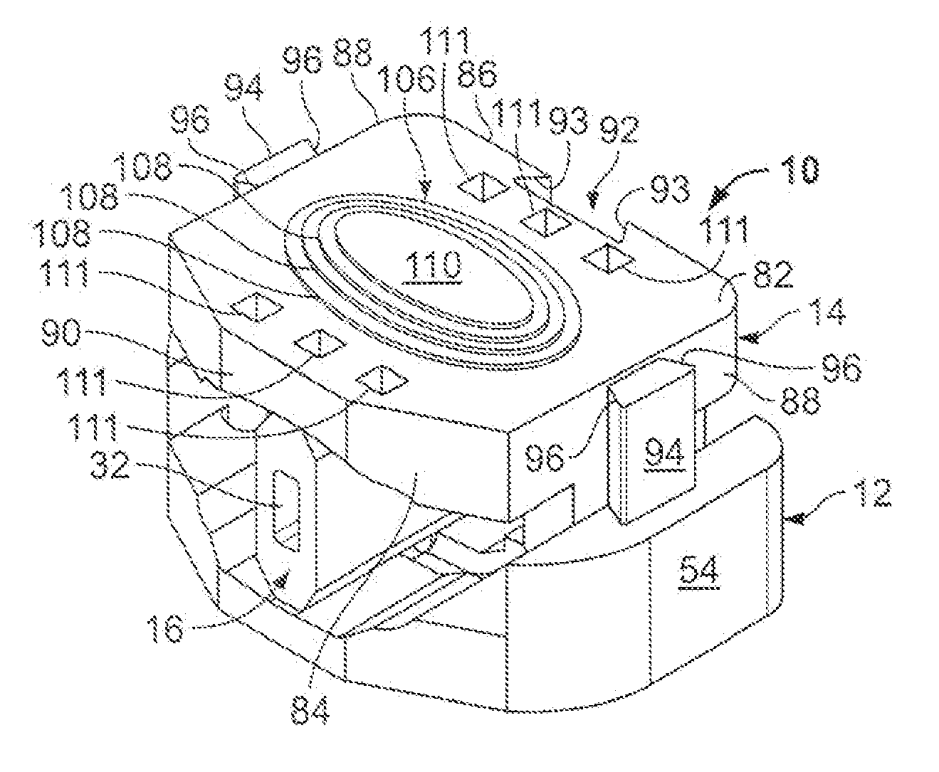 Expandable interbody fusion cage with rotational insert