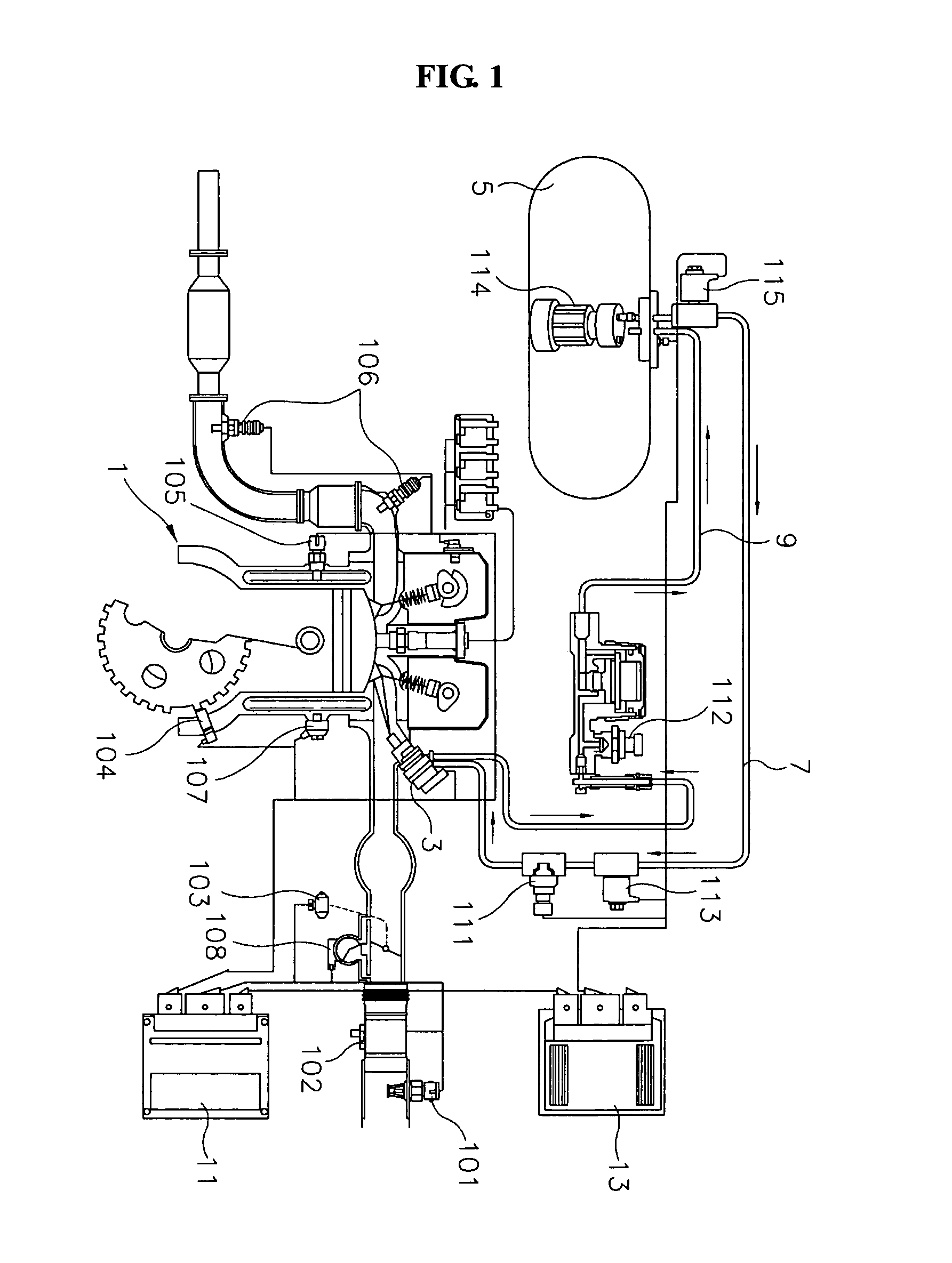 LPI engine system