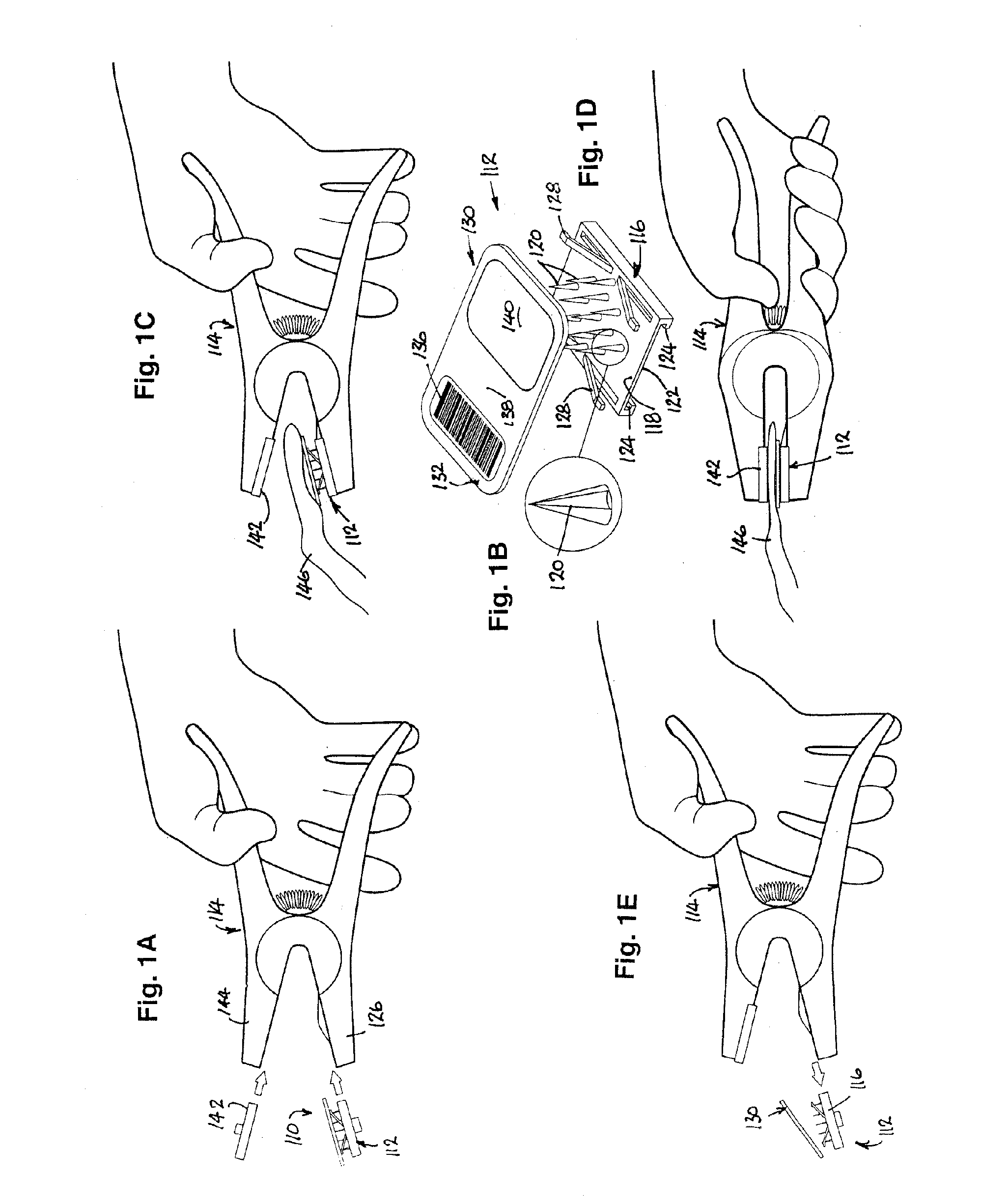 Means for sampling animal blood