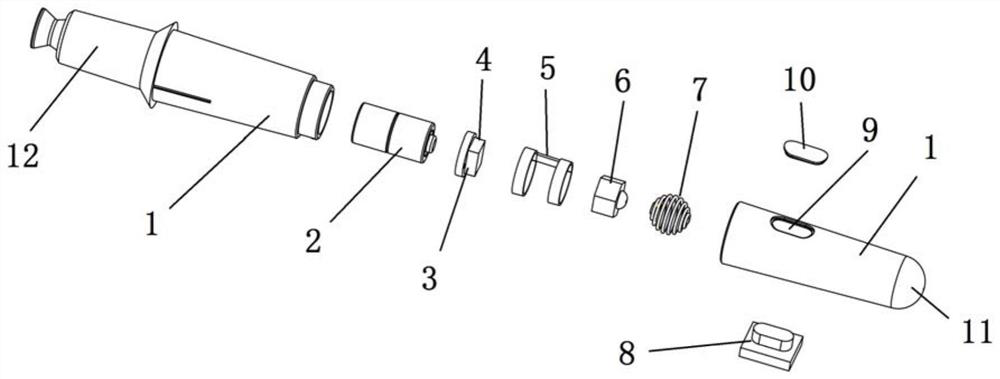 Data acquisition device of joint replacement prosthesis