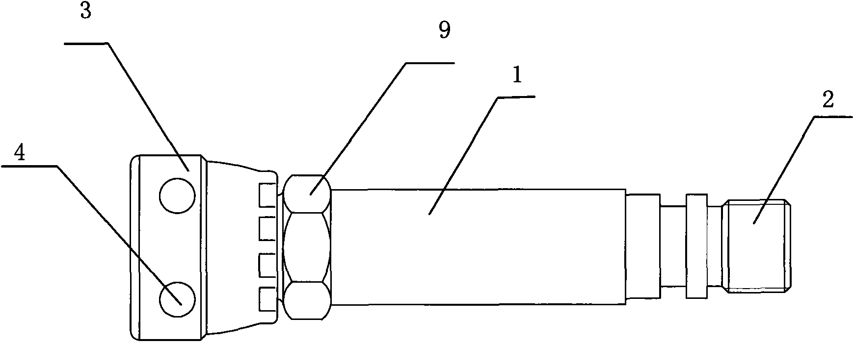 Transitional joint of pipe body