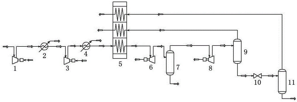 Device and method for direct liquefaction of pipeline natural gas using expander