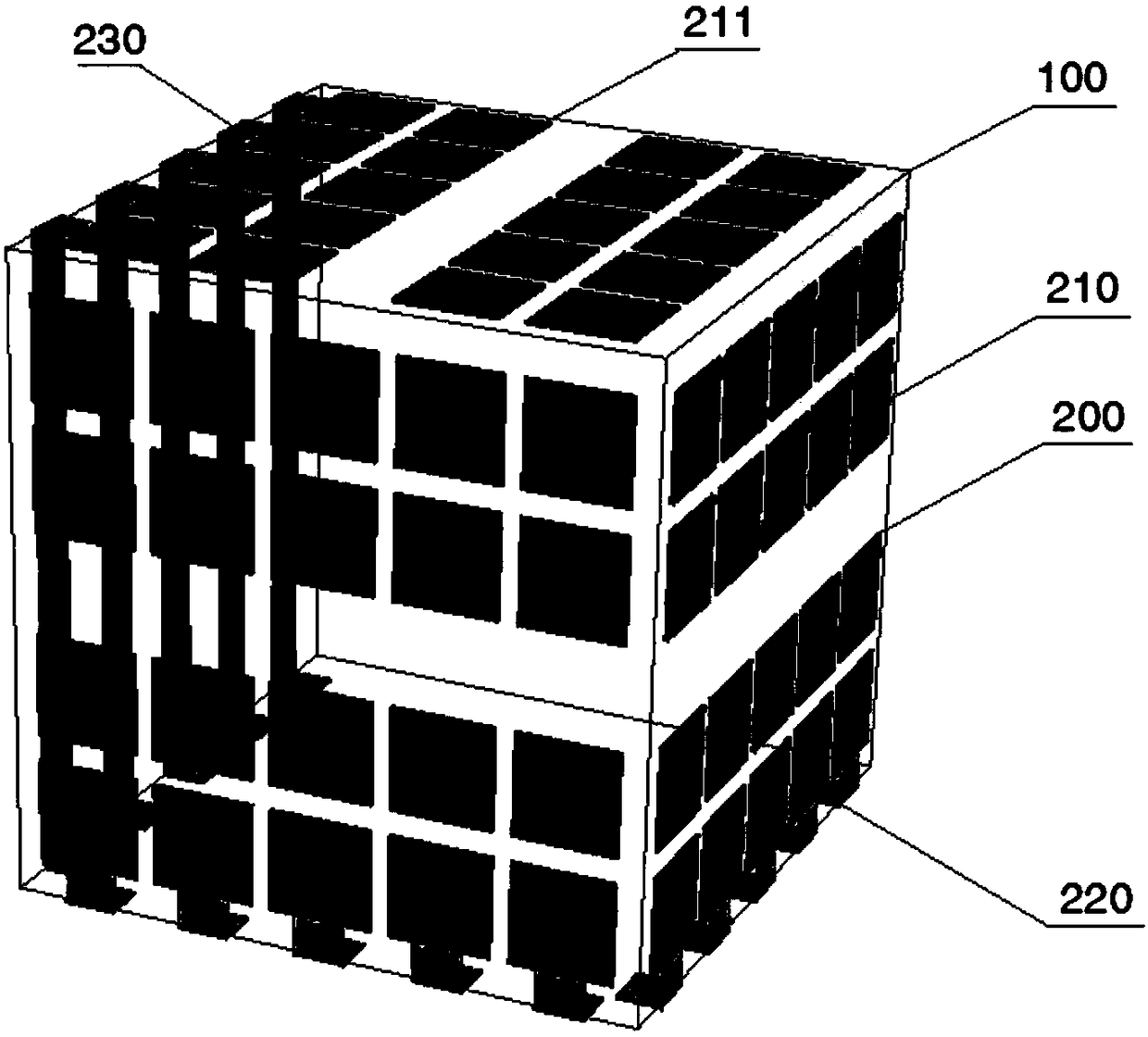 Three-axis mems inertial sensor system-in-package unit structure