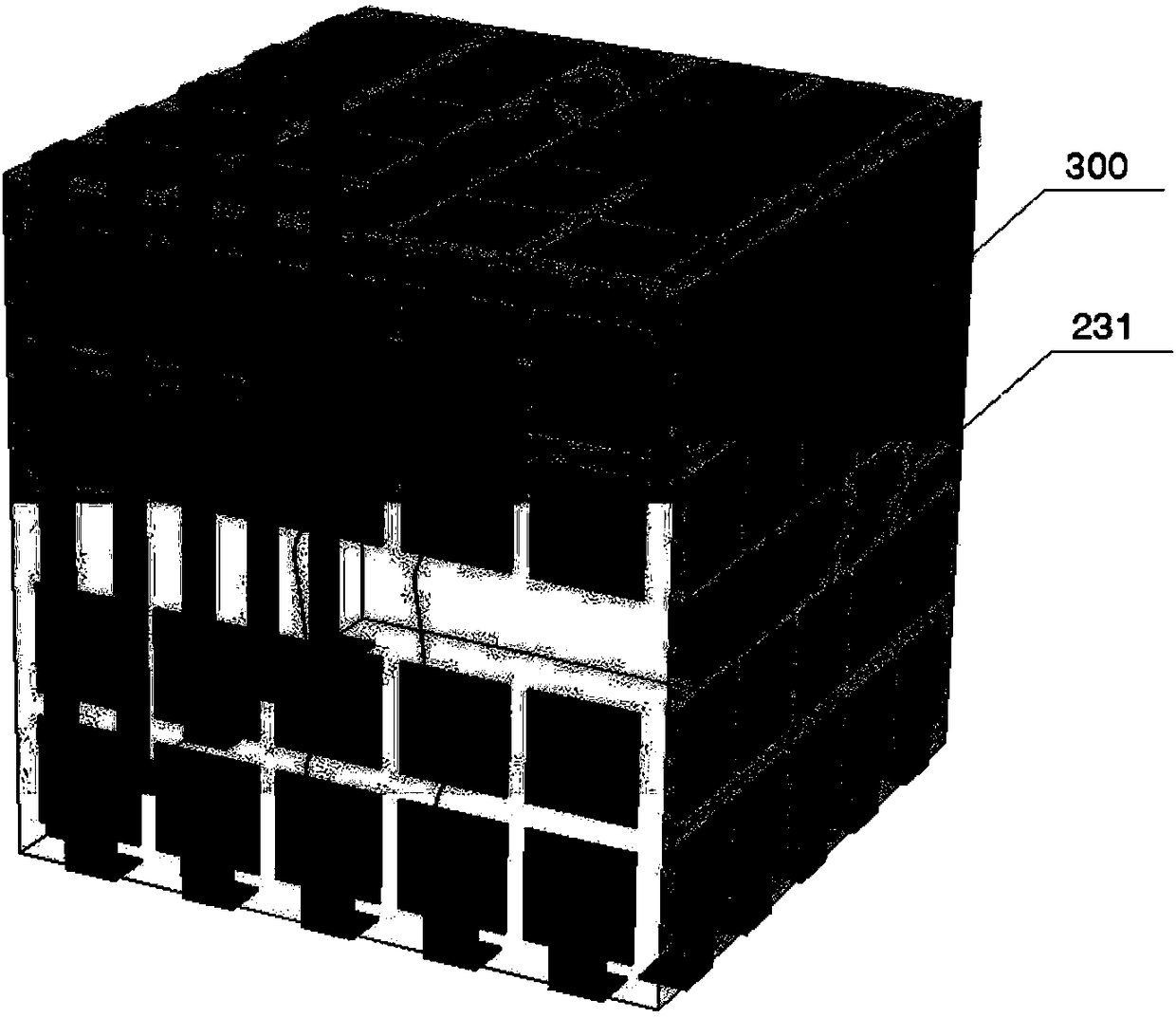 Three-axis mems inertial sensor system-in-package unit structure