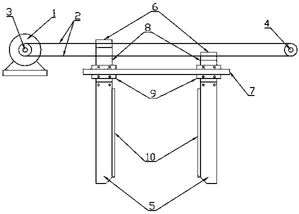 Semiautomatic commodity clamping machine