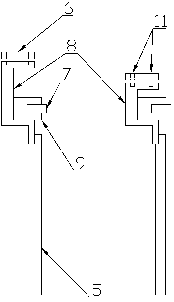 Semiautomatic commodity clamping machine