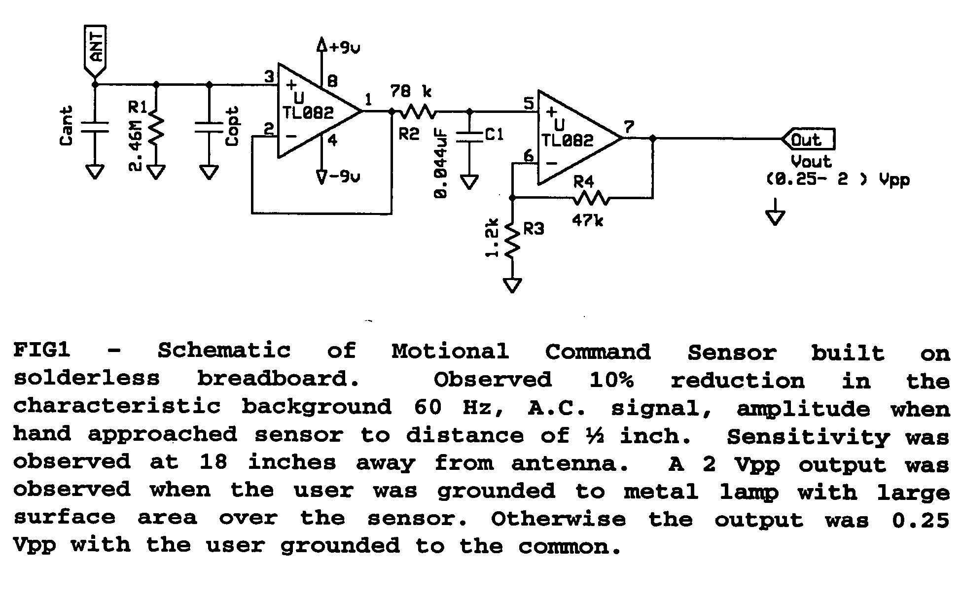 Patent application for a computer motional command interface