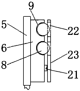 Tube pile positioning and supporting device capable of being aligned conveniently