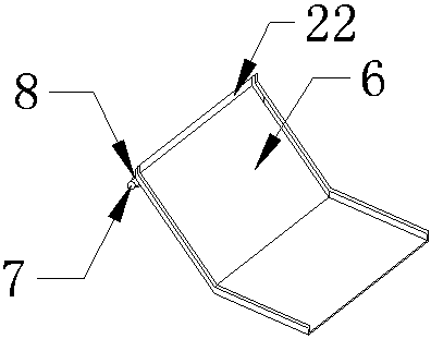 Multifunctional material pushing frame for construction site building