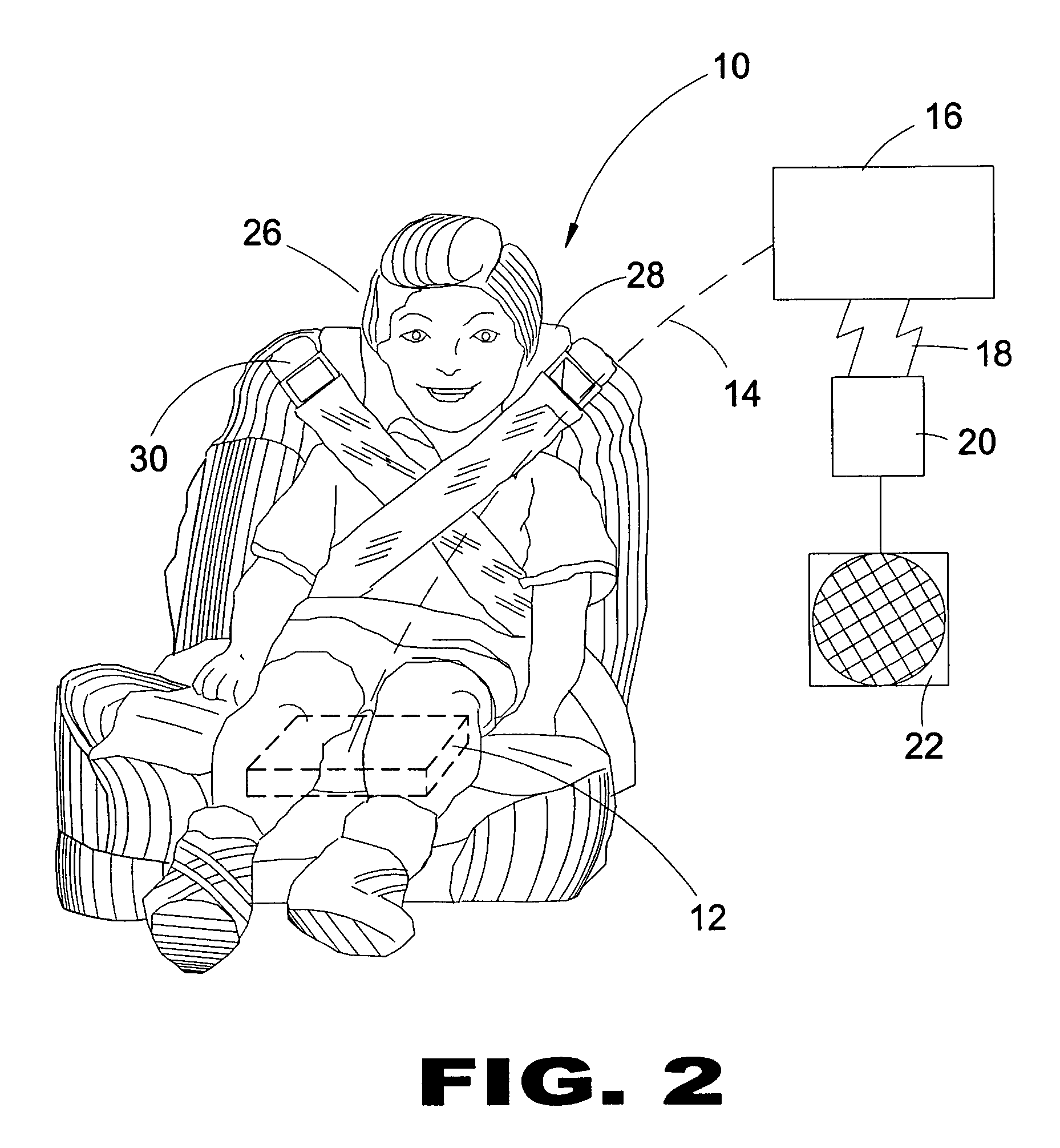 Child carseat alert system