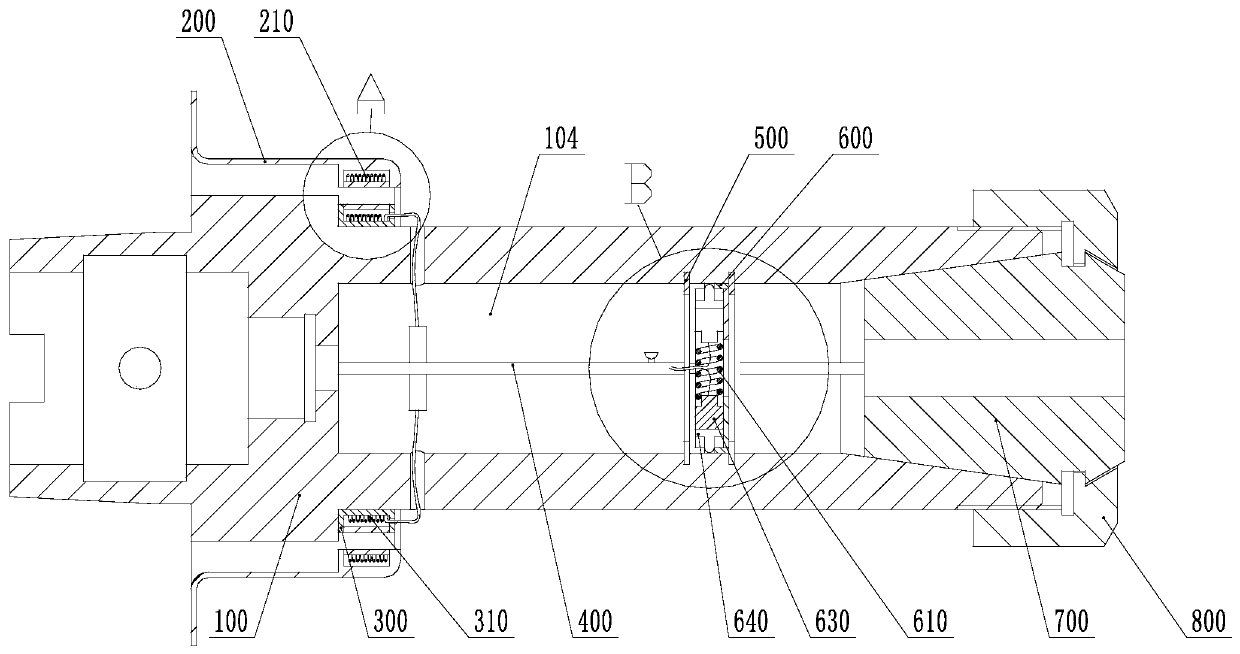 Knife handle with built-in vibration sensor