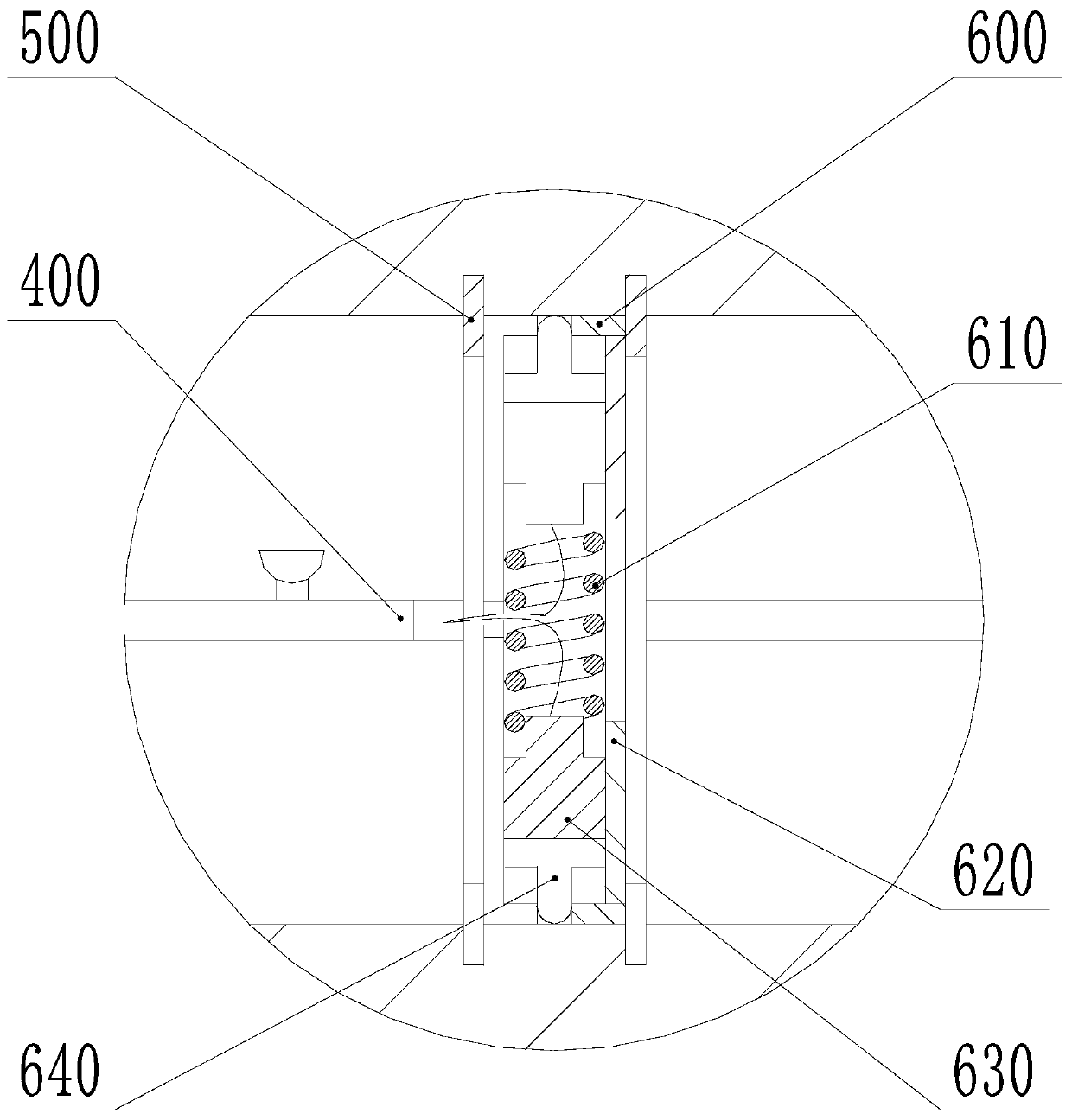 Knife handle with built-in vibration sensor