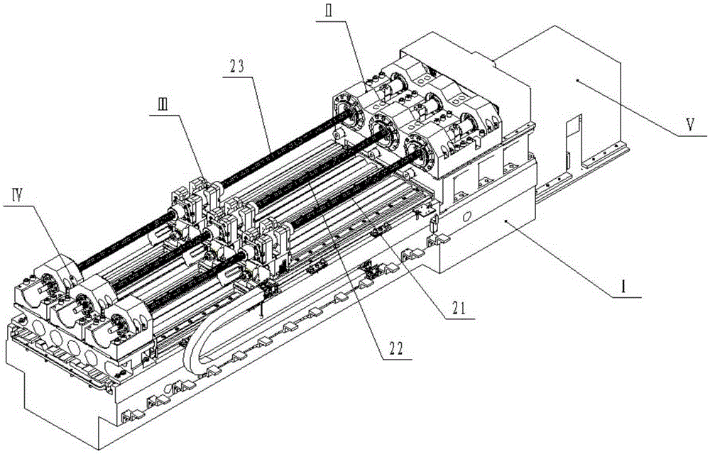 A ball screw pair reliability test device