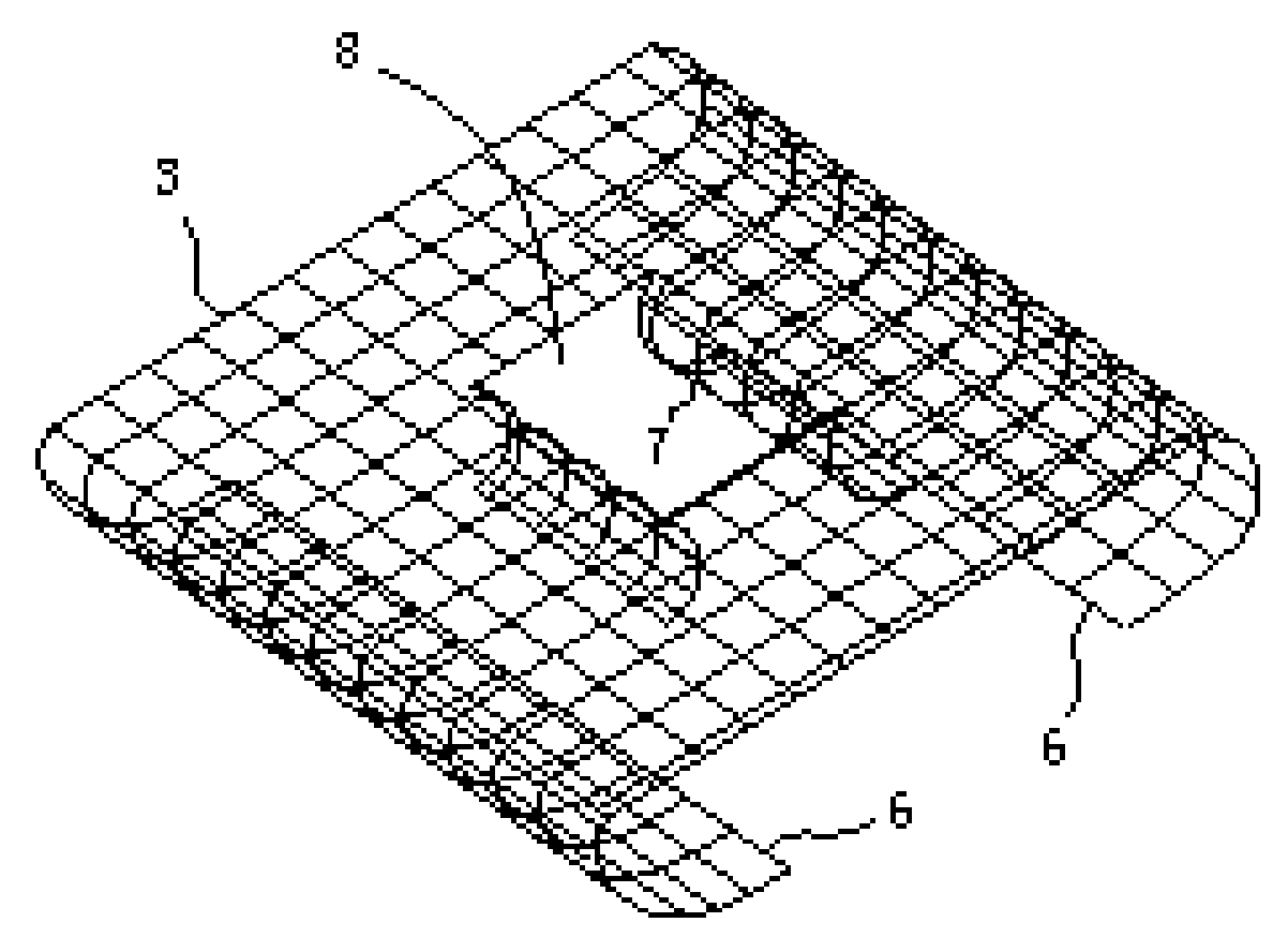 Manufacturing method of netted catalyst for degrading organic pollutant in wastewater by photocatalysis and organic pollutant wastewater treating device