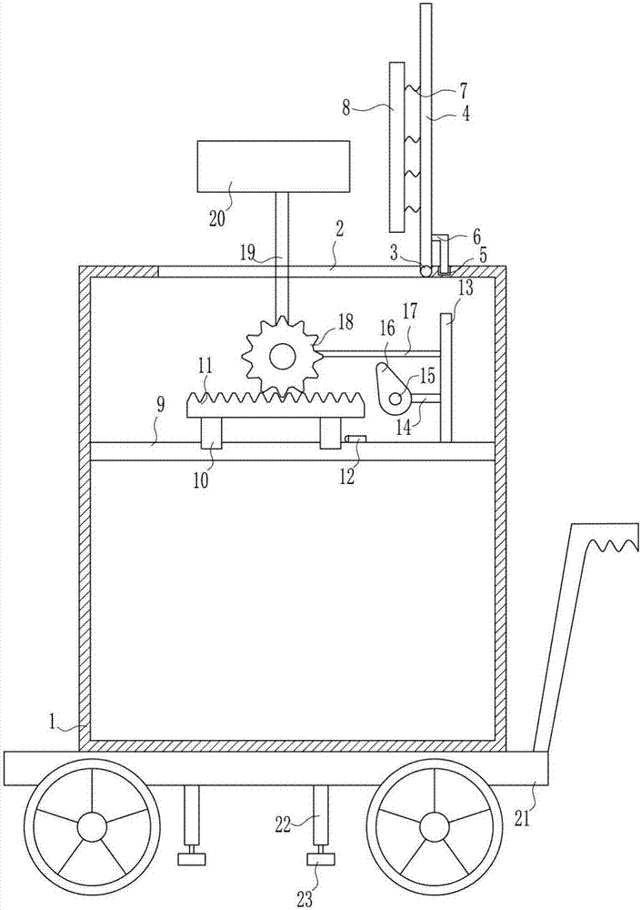 Safety notice board for sedimentation basin