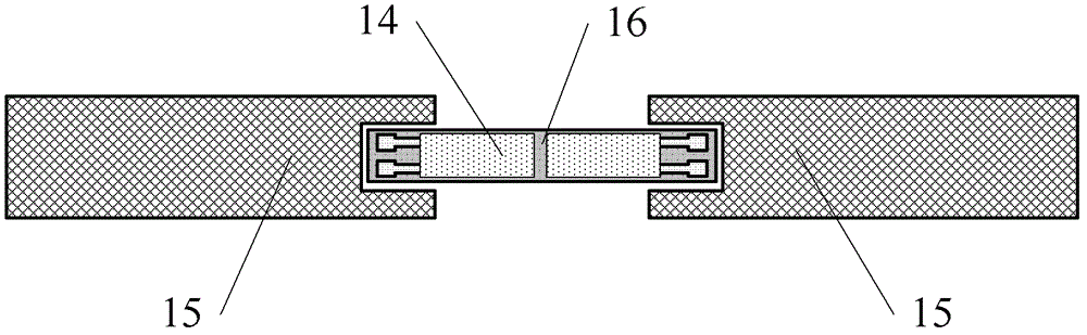 Uniaxially electrostatic-driven sensor for weak magnetic field measurement