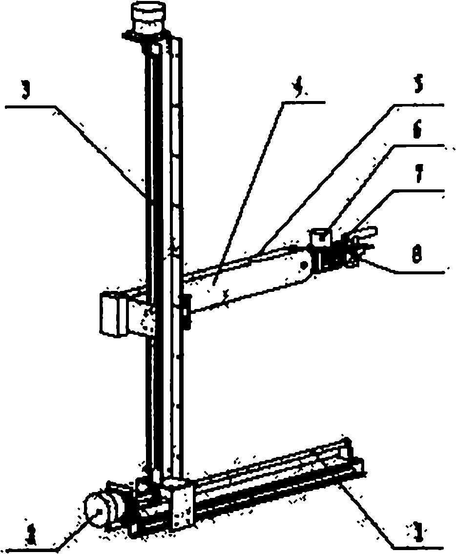 Master-slave type plastic spraying robot