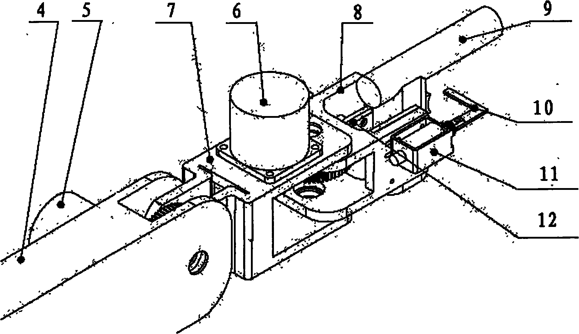 Master-slave type plastic spraying robot