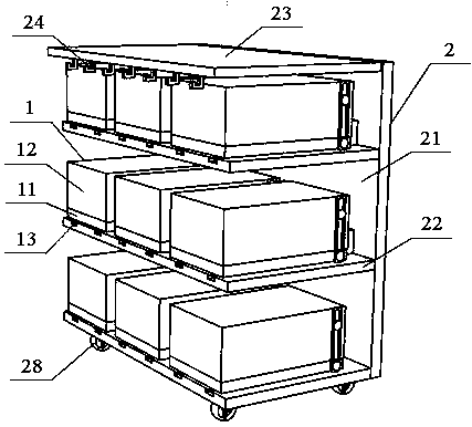 Combined shoe rack