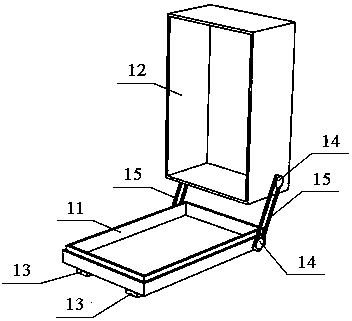 Combined shoe rack