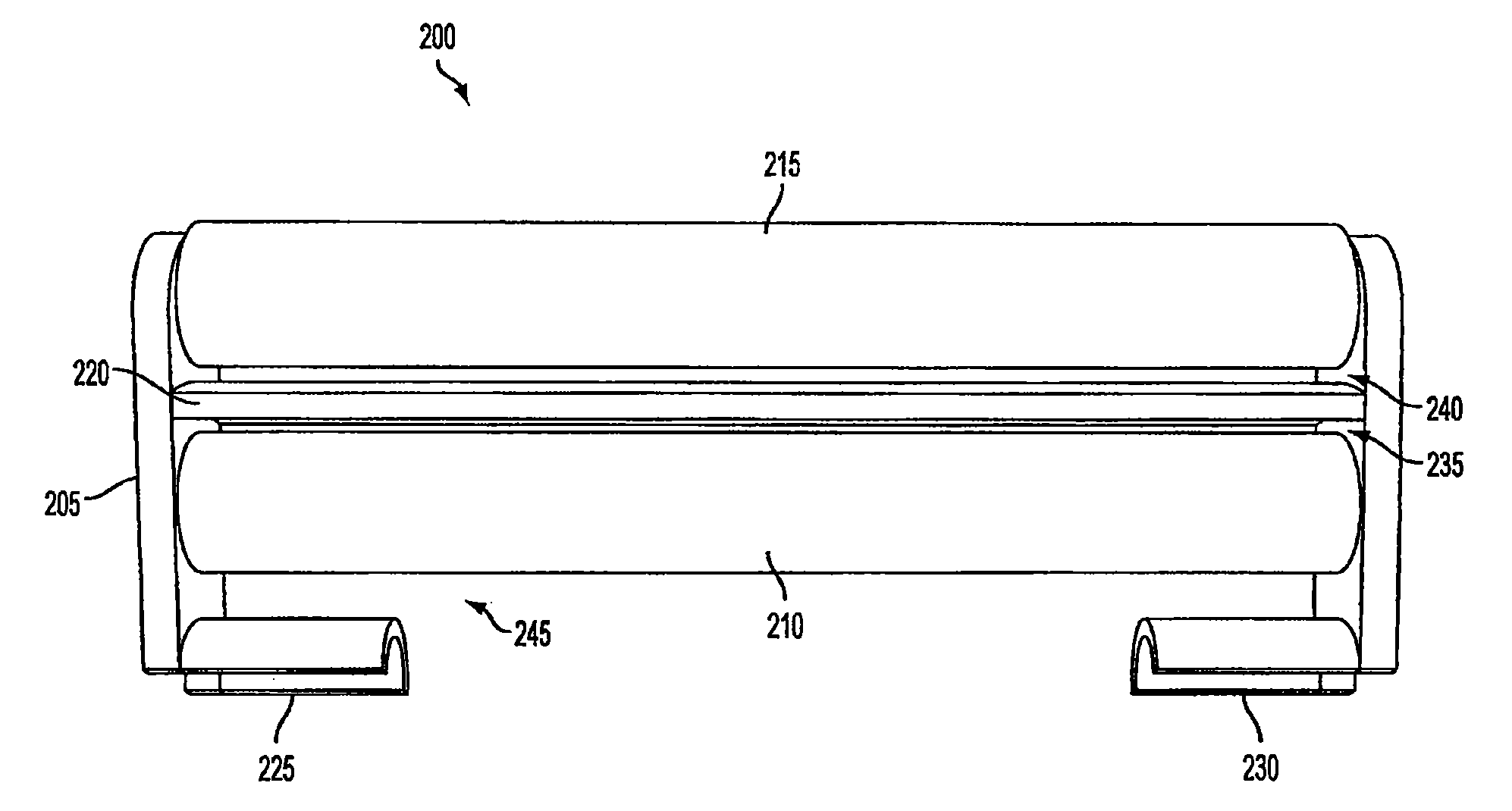 Protective material applicator device