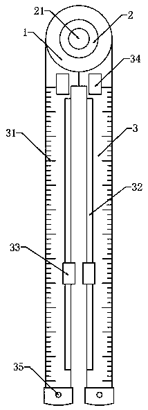 A pressure-sensitive foldable electronic multifunctional grating positioning cutting ruler