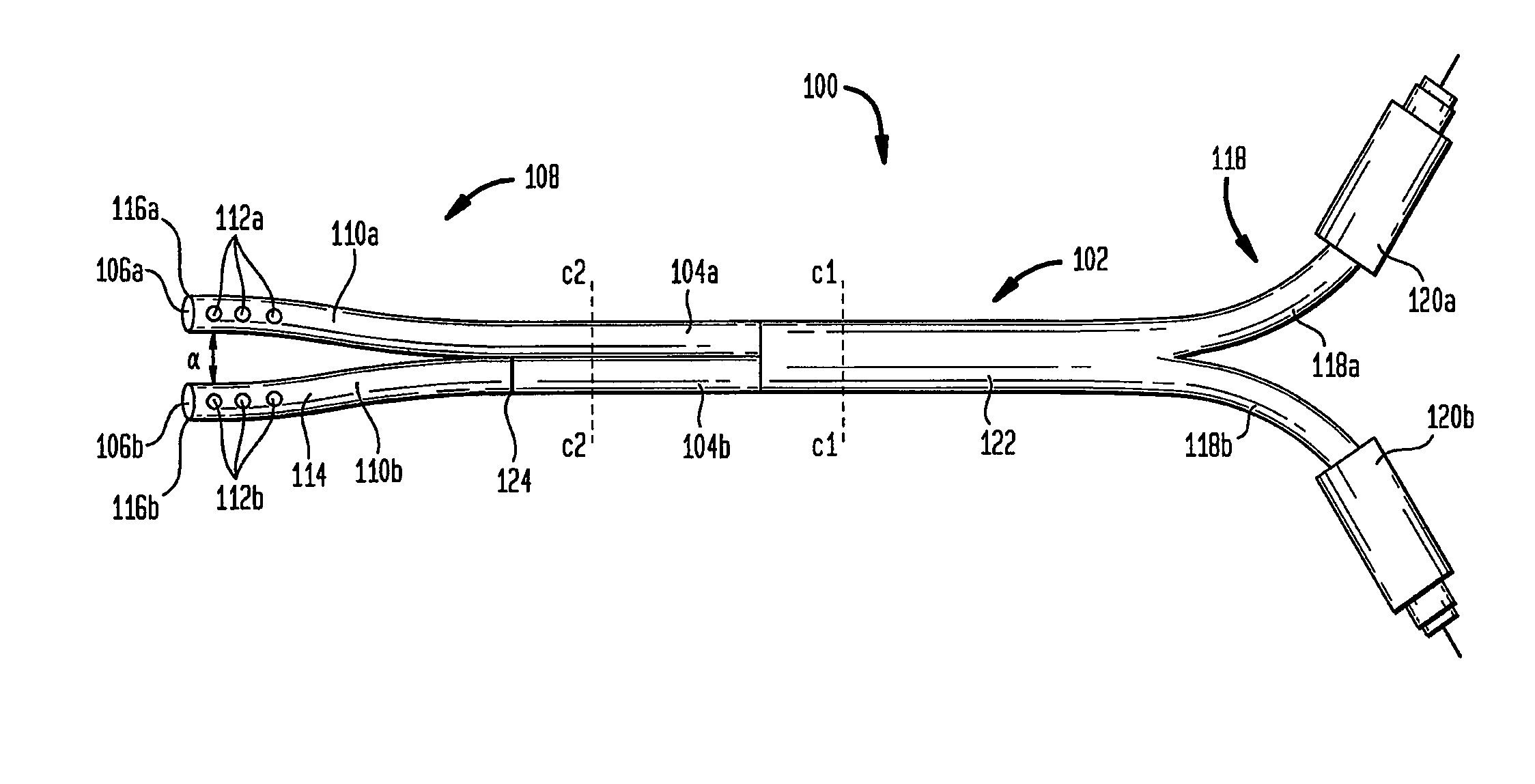 Manufacture of split tip catheters